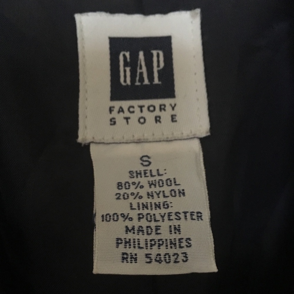 Navy blue Gap peacoat